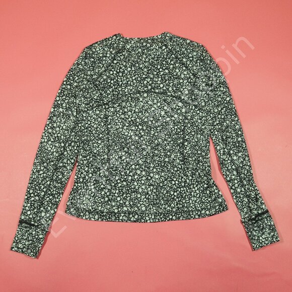 Lululemon It's Rulu Run Long Sleeve in Venture Floral Alpine White Black… - Picture 3 of 8